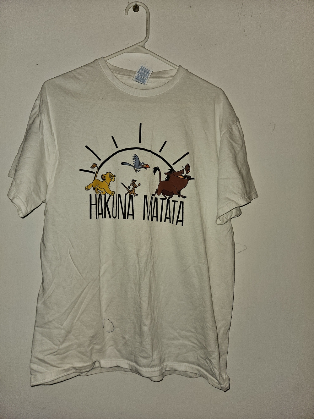 Hakuna Matata Graphic Tee - White - Picture 2 of 6